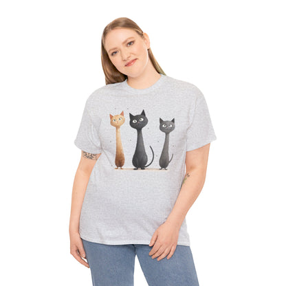 Cat Family T-Shirt, Kitty Tee, Animal Lover Gift, Adorable Cat Shirt, Pet Owner Apparel