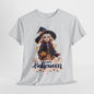 Halloween Witch Tee, Spooky Cute Shirt, Holiday Costume Apparel, Costume Party Top, October Festive T-Shirt