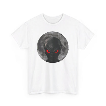 Moonlight Monster Alien T-Shirt  / Gruselige Kreatur mit Leuchtenden Augen, Ideal für Halloween und Horrorfans