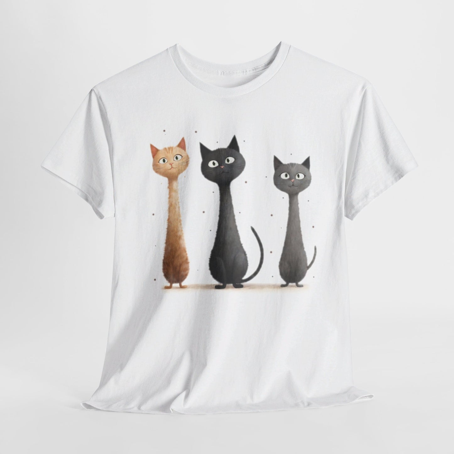 Cat Family T-Shirt, Kitty Tee, Animal Lover Gift, Adorable Cat Shirt, Pet Owner Apparel