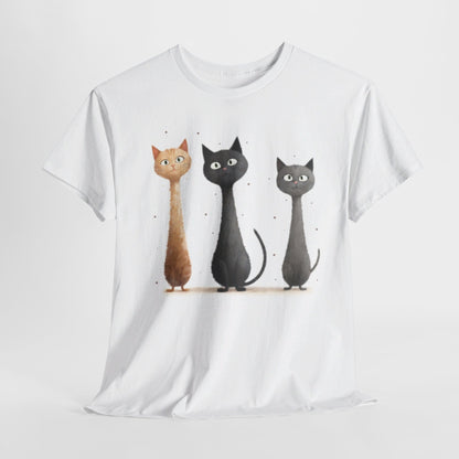 Cat Family T-Shirt, Kitty Tee, Animal Lover Gift, Adorable Cat Shirt, Pet Owner Apparel