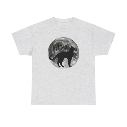 Miau Moon T-Shirt - Katzenliebhaber - Geschenk