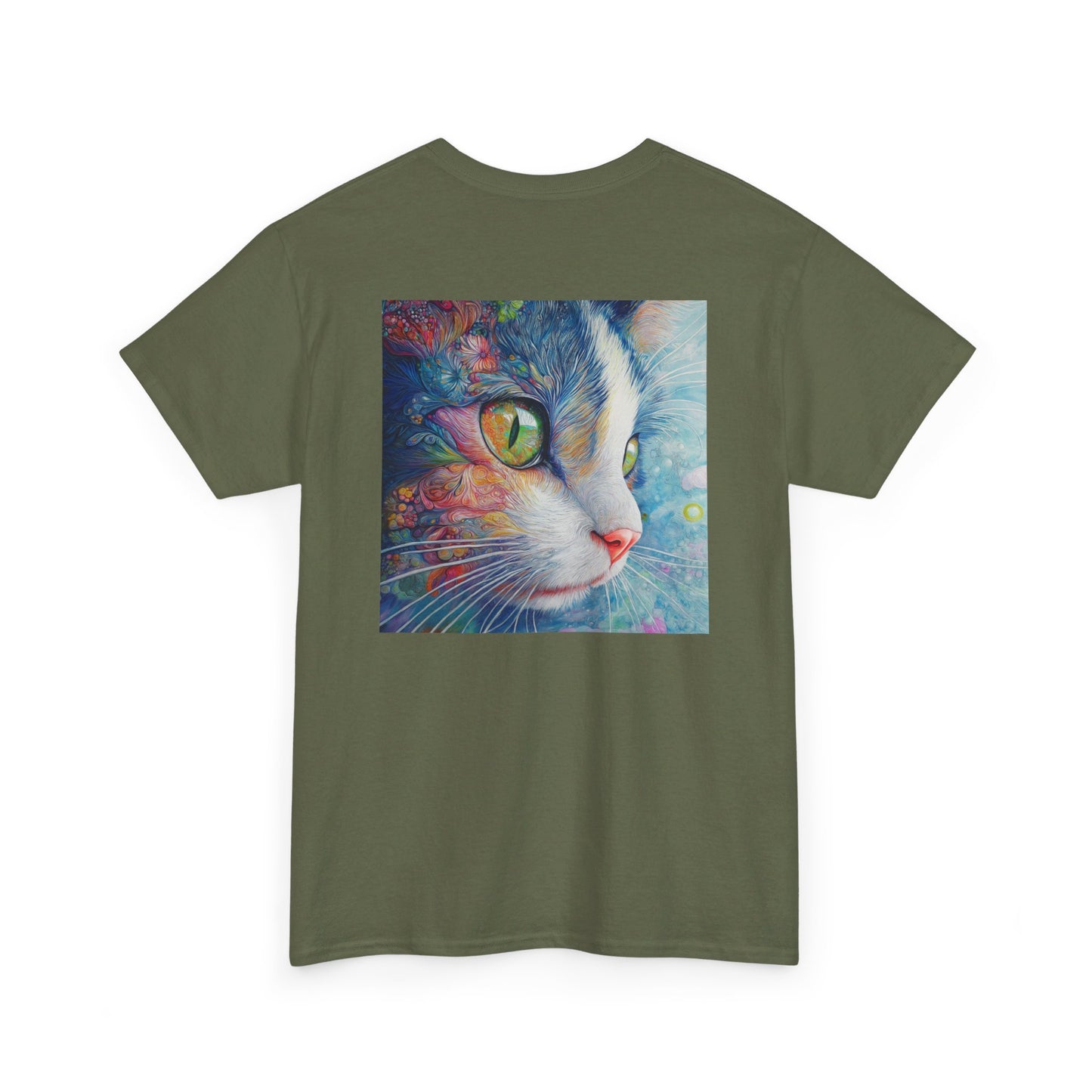 Floral Cat T-Shirt / Fange die Schönheit und das Mysterium der Natur ein / Geschenk / Katzenliebhaber/ Blumen