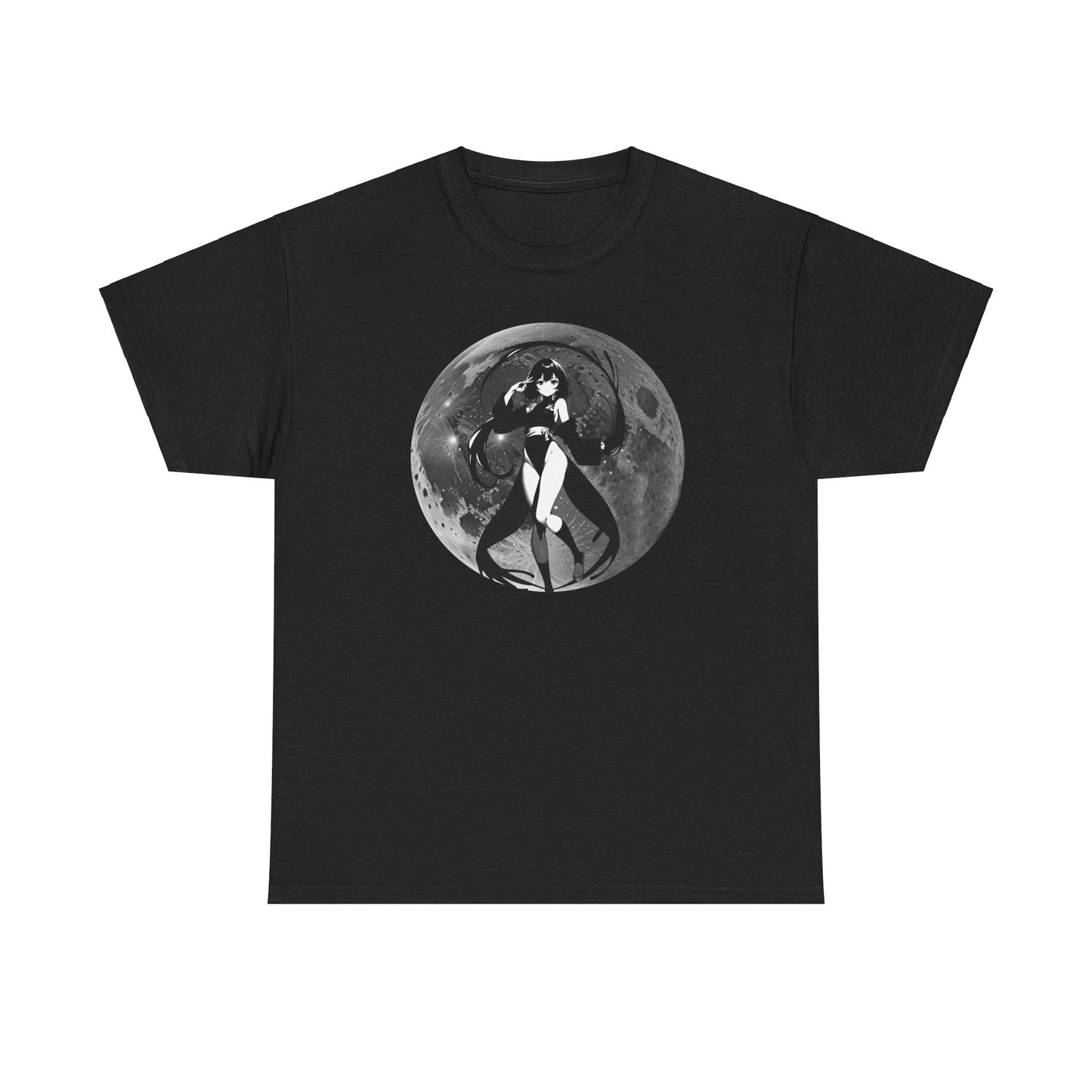 Mystic Moon Anime Girl T-Shirt / Perfekt für Anime- und Fantasy-Fans /Geschenk