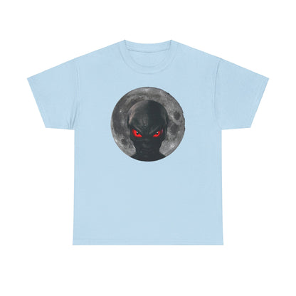 Moonlight Monster Alien T-Shirt  / Gruselige Kreatur mit Leuchtenden Augen, Ideal für Halloween und Horrorfans