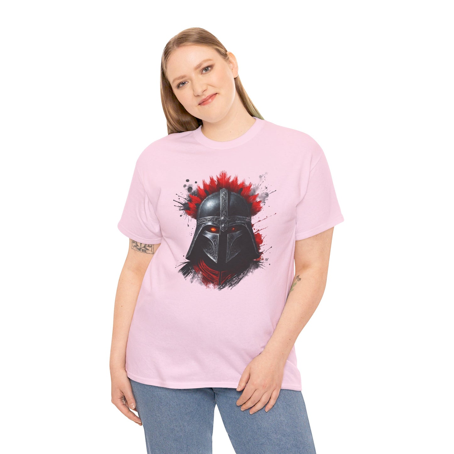 Sparta Warrior Tee, Ancient Warrior T-Shirt, Red Eyes Shirt, Unisex Cotton Tee, Historical Warrior Top