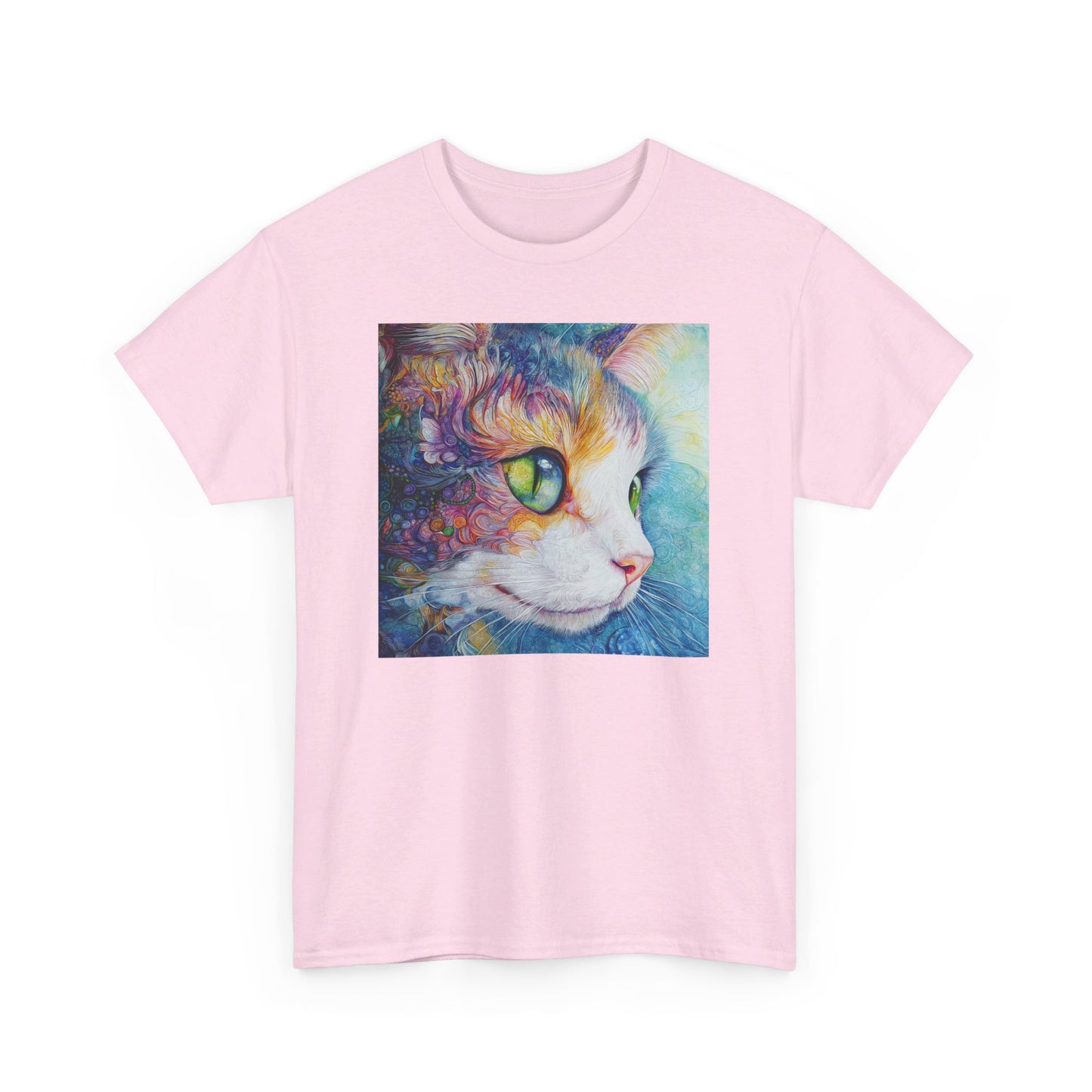 Floral Beautiful Cat T-Shirt/ Fange die Schönheit und das Mysterium der Natur ein / Geschenk / Katzenliebhaber