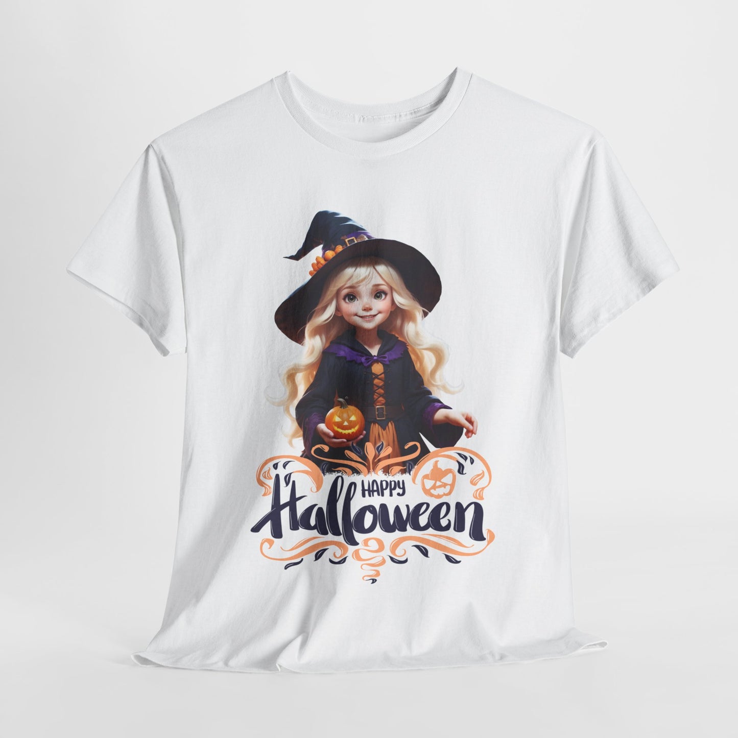 Halloween Witch Tee, Spooky Cute Shirt, Holiday Costume Apparel, Costume Party Top, October Festive T-Shirt