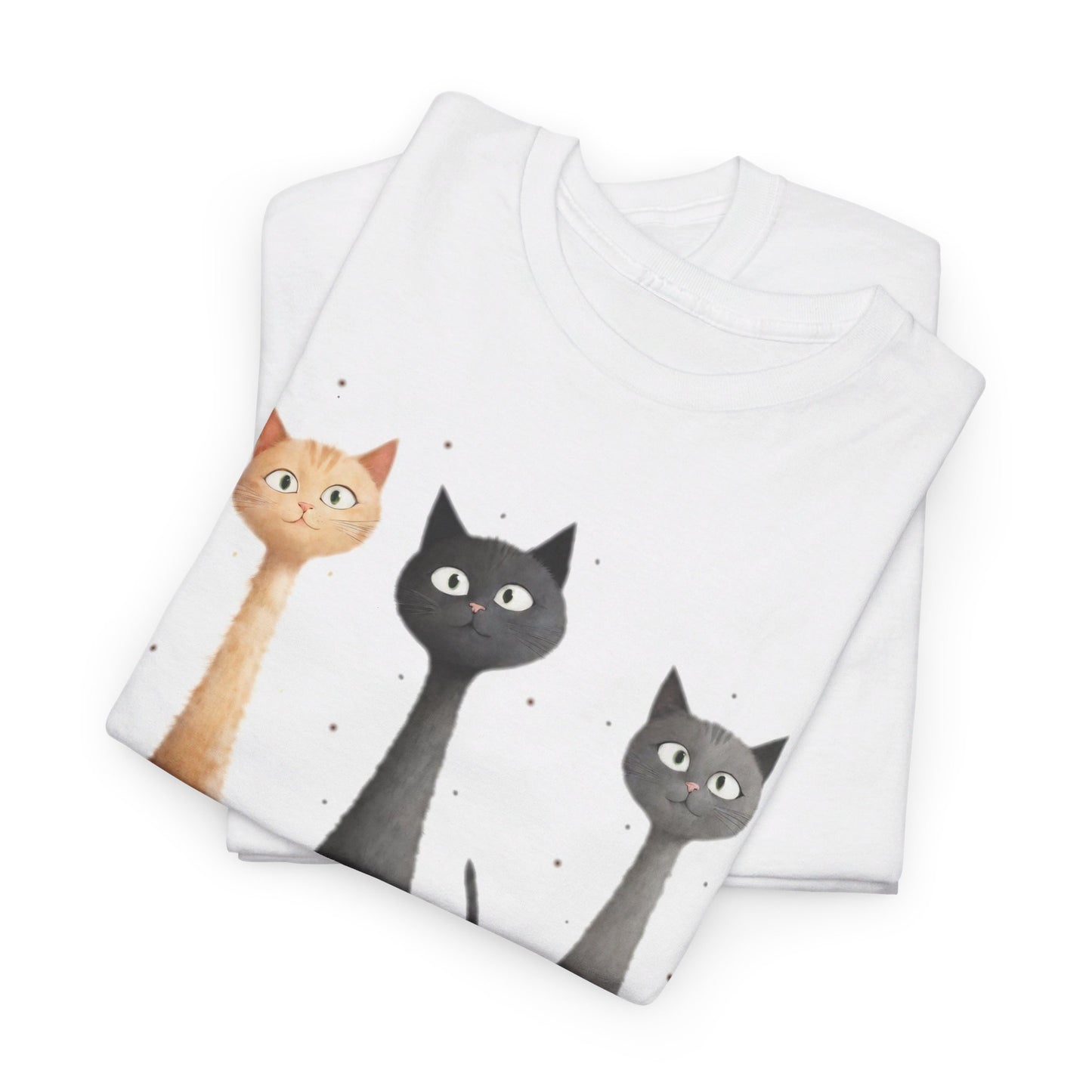 Cat Family T-Shirt, Kitty Tee, Animal Lover Gift, Adorable Cat Shirt, Pet Owner Apparel