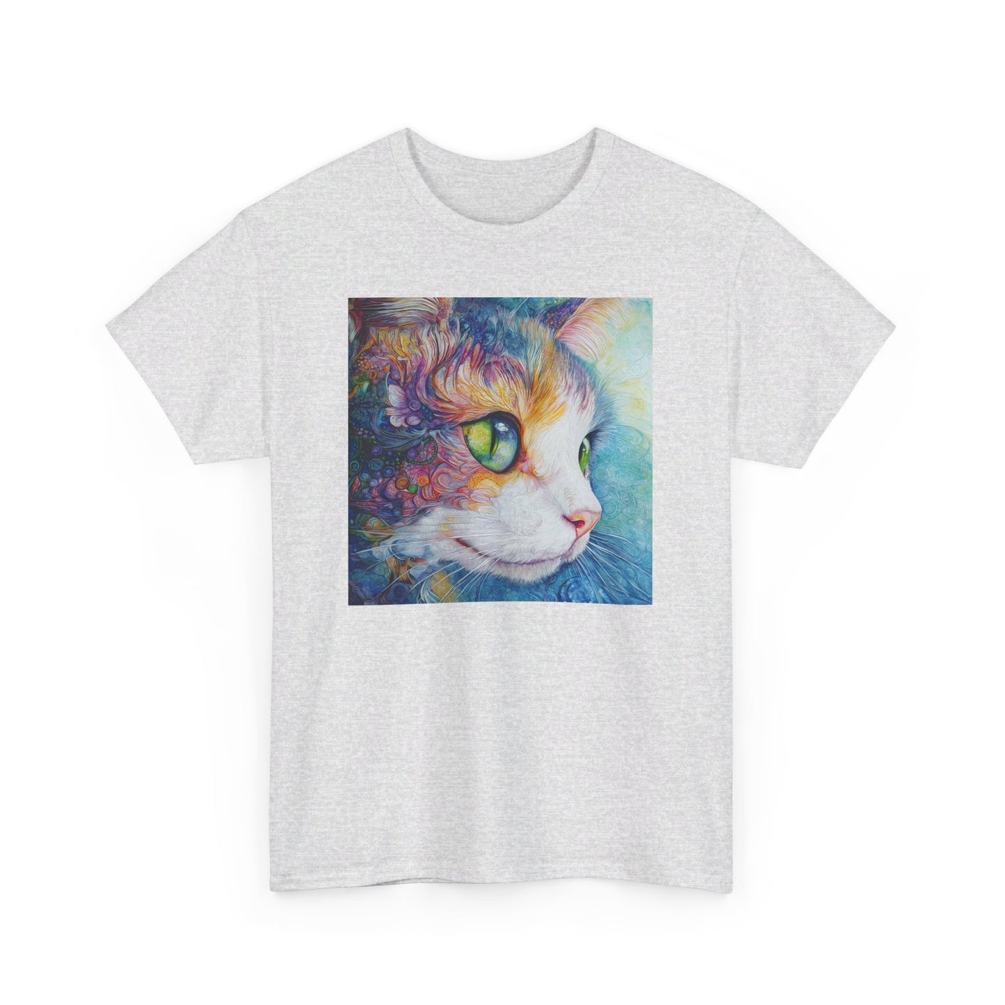 Floral Beautiful Cat T-Shirt/ Fange die Schönheit und das Mysterium der Natur ein / Geschenk / Katzenliebhaber