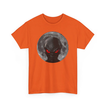 Moonlight Monster Alien T-Shirt  / Gruselige Kreatur mit Leuchtenden Augen, Ideal für Halloween und Horrorfans