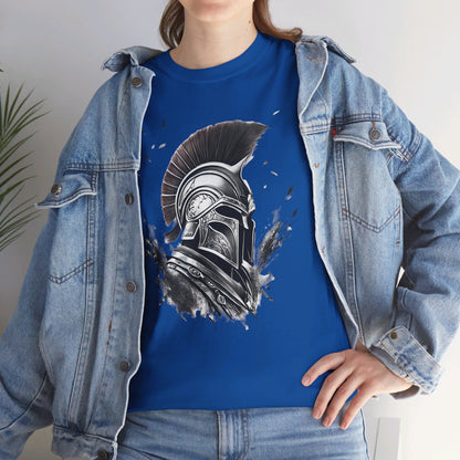 Sparta Warrior T-Shirt, Ancient Greece Tee, Battle of Thermopylae Top, Leonidas Shirt, Spartan Soldier Apparel, Greek History Clothing