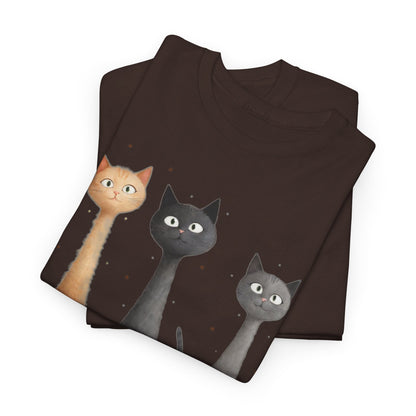 Cat Family T-Shirt, Kitty Tee, Animal Lover Gift, Adorable Cat Shirt, Pet Owner Apparel