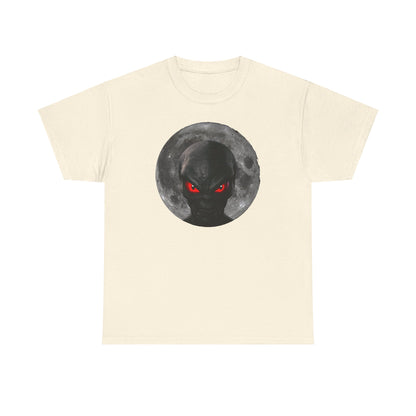 Moonlight Monster Alien T-Shirt  / Gruselige Kreatur mit Leuchtenden Augen, Ideal für Halloween und Horrorfans