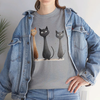 Cat Family T-Shirt, Kitty Tee, Animal Lover Gift, Adorable Cat Shirt, Pet Owner Apparel