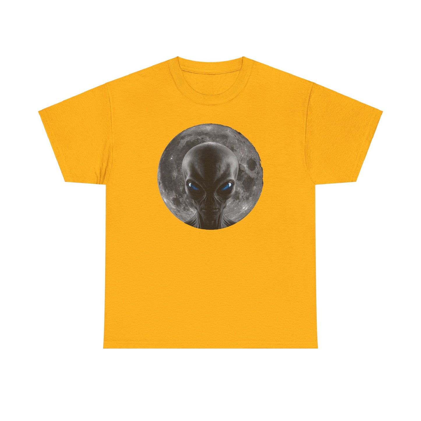 Moonlight Monster Alien Blue Eyes T-Shirt / Gruselige Kreatur mit Leuchtenden Augen, Ideal für Alien Fans / Geschenk / Gift