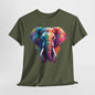 Elefant Kunst Design auf T-Shirts, Hoodies, Kissen und Tassen / Exotisches Tiermotiv für Tier- und Kunstliebhaber  Fans T-Shirt / Geschenk