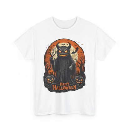 Halloween Pumpkin Dark Monster Tee, Spooky Unisex T-Shirt, Fall Season Shirt, Jack-O-Lantern Costume Top, Autumn Witch Theme Apparel