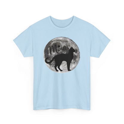 Miau Moon T-Shirt - Katzenliebhaber - Geschenk