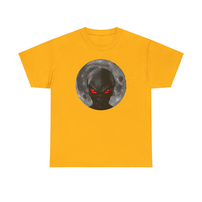 Moonlight Monster Alien T-Shirt  / Gruselige Kreatur mit Leuchtenden Augen, Ideal für Halloween und Horrorfans