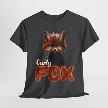 Sweatshirt Curly Fox Niedliches Fuchsmotiv mit lockigem Fell auf Kinder Sweatshirts /Trendiges Design für Tierliebhaber süss/Geschenk