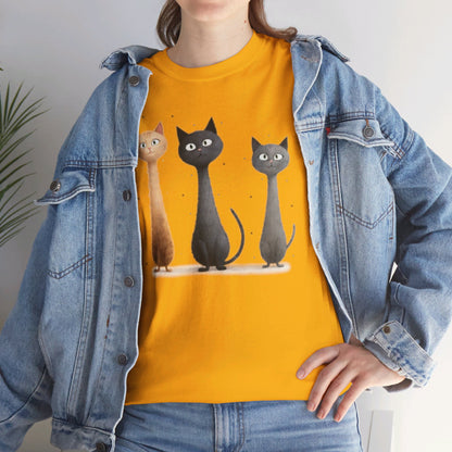 Cat Family T-Shirt, Kitty Tee, Animal Lover Gift, Adorable Cat Shirt, Pet Owner Apparel