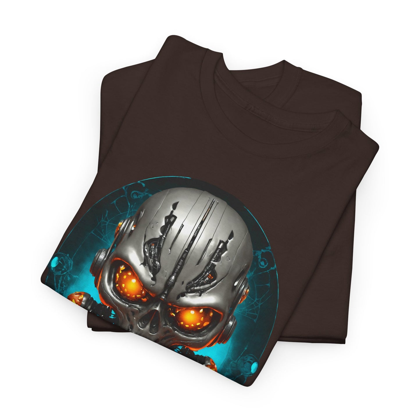 Halloween Pumking Cyborg T-Shirt, Halloween Tee, Unisex Shirt, Pumpkin Design Shirt, Halloween Costume