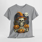 Copy of Halloween Skeleton Pumkin Scarry Tee Unisex Cotton Shirt, Halloween Party, Trick or Treat, Funny Halloween Gift, Spooky Witch