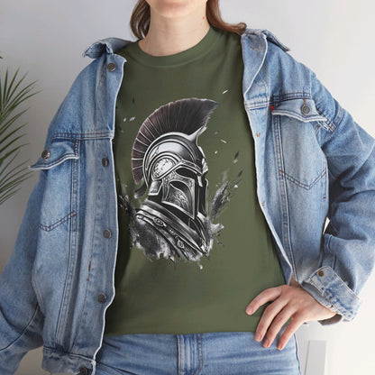 Sparta Warrior T-Shirt, Ancient Greece Tee, Battle of Thermopylae Top, Leonidas Shirt, Spartan Soldier Apparel, Greek History Clothing