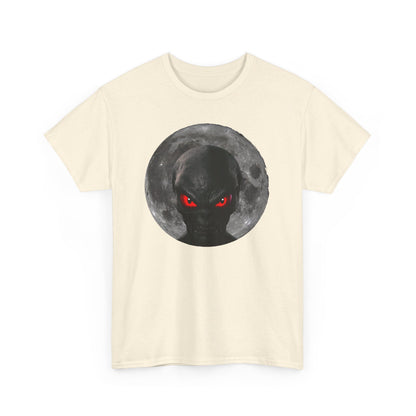 Moonlight Monster Alien T-Shirt  / Gruselige Kreatur mit Leuchtenden Augen, Ideal für Halloween und Horrorfans