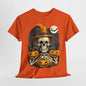 Copy of Halloween Skeleton Pumkin Scarry Tee Unisex Cotton Shirt, Halloween Party, Trick or Treat, Funny Halloween Gift, Spooky Witch