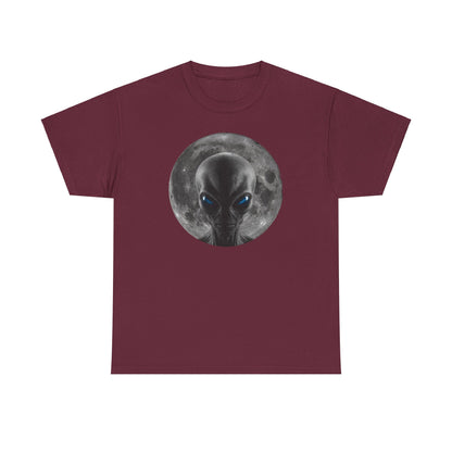 Moonlight Monster Alien Blue Eyes T-Shirt / Gruselige Kreatur mit Leuchtenden Augen, Ideal für Alien Fans / Geschenk / Gift