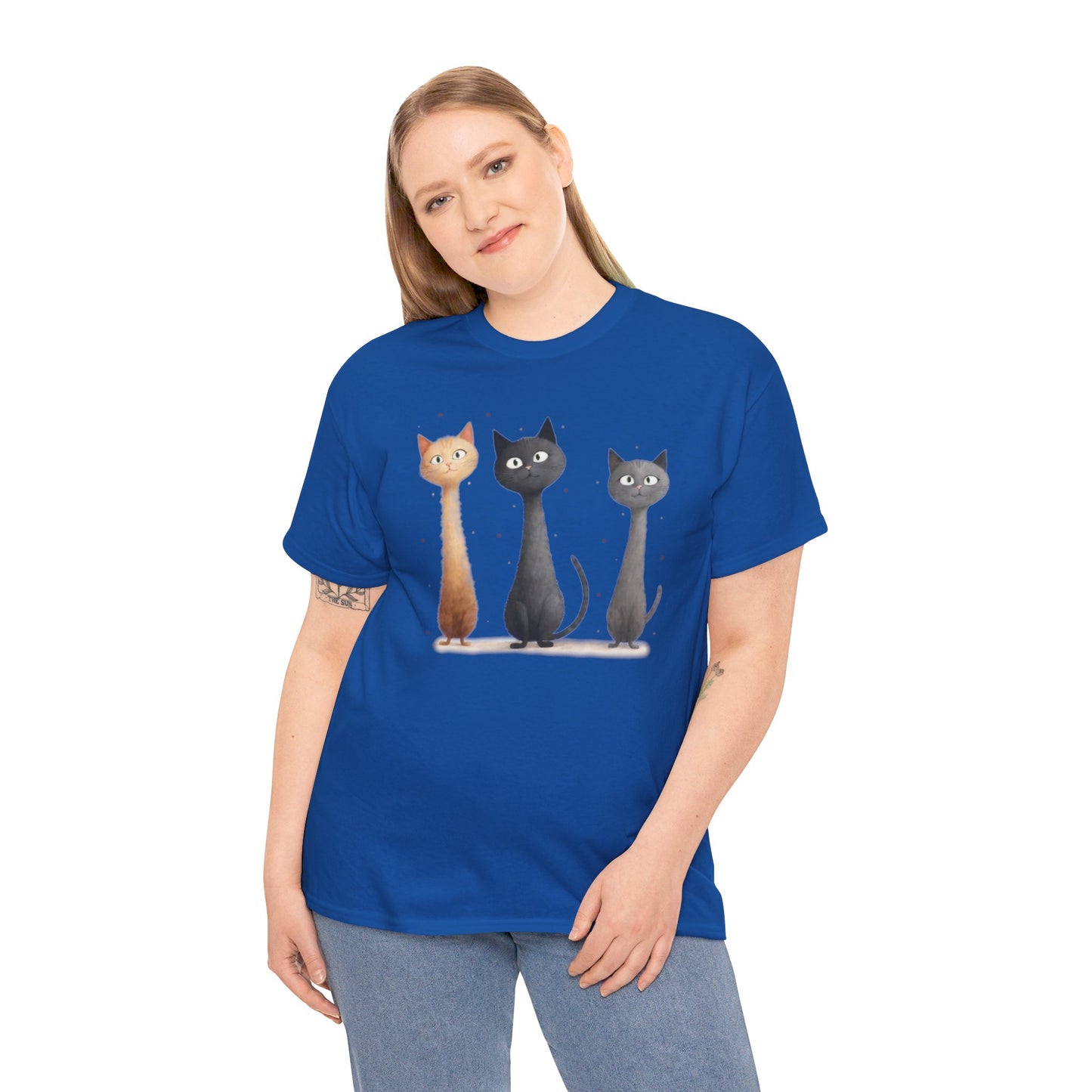 Cat Family T-Shirt, Kitty Tee, Animal Lover Gift, Adorable Cat Shirt, Pet Owner Apparel