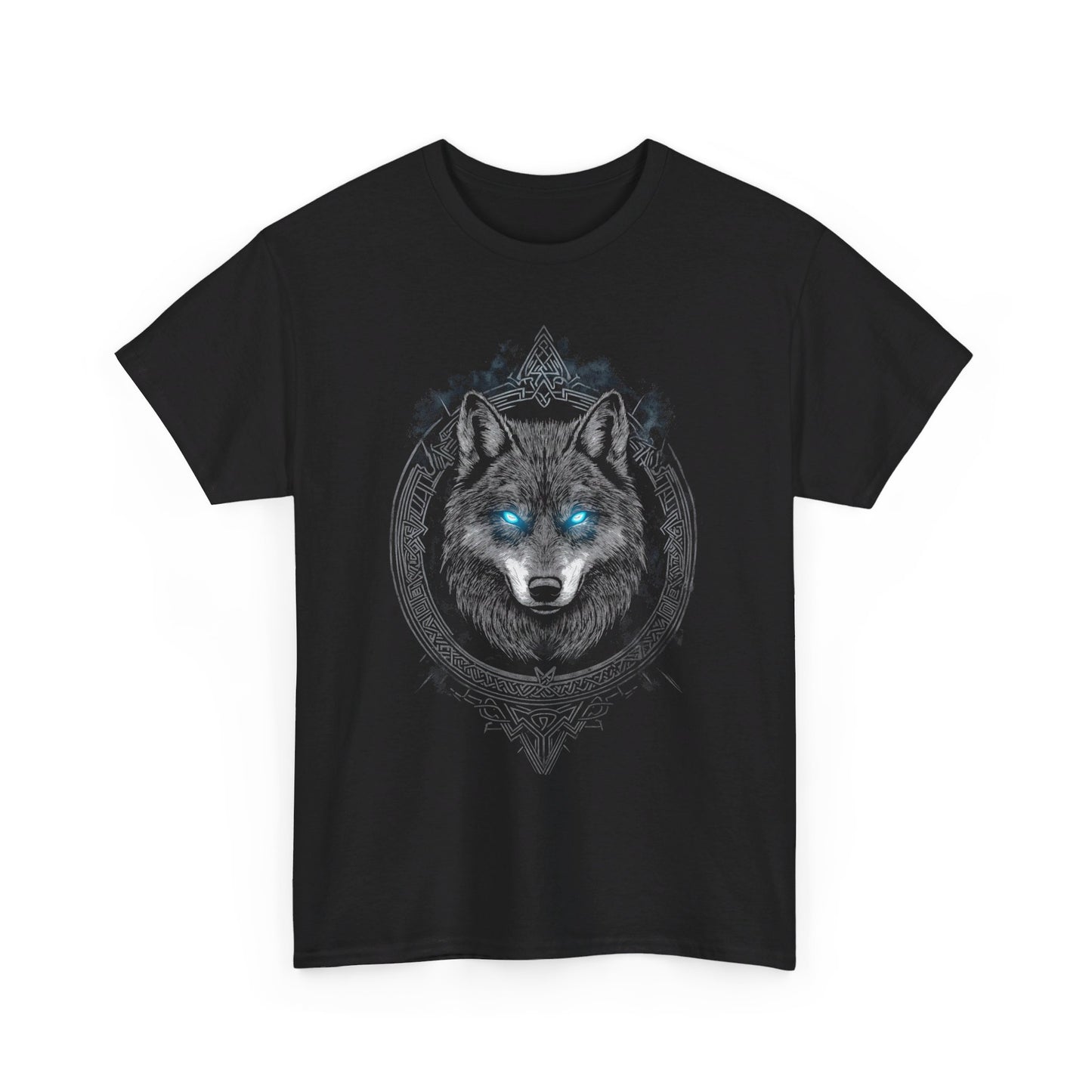 Wikinger Mystic Wolf T-Shirt / Walhalla Wolf Wölfe Odins Runen Nordischer Kompass Wikinger / Geschenk