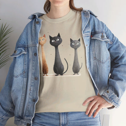 Cat Family T-Shirt, Kitty Tee, Animal Lover Gift, Adorable Cat Shirt, Pet Owner Apparel