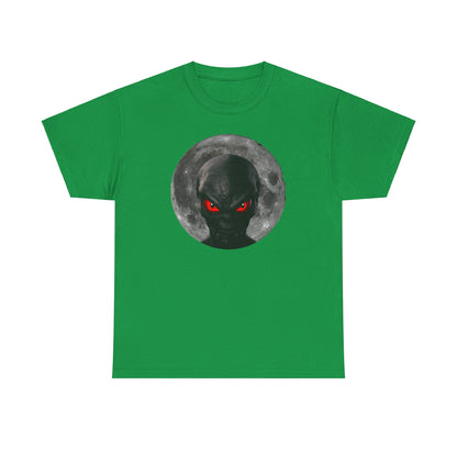 Moonlight Monster Alien T-Shirt  / Gruselige Kreatur mit Leuchtenden Augen, Ideal für Halloween und Horrorfans