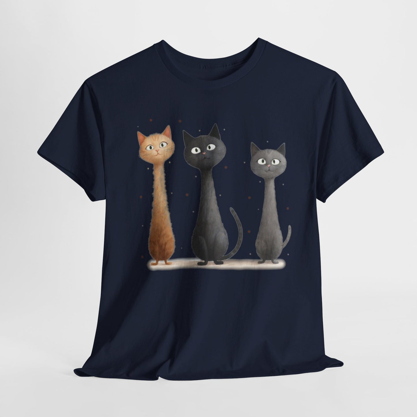 Cat Family T-Shirt, Kitty Tee, Animal Lover Gift, Adorable Cat Shirt, Pet Owner Apparel