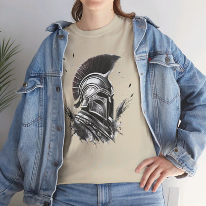 Sparta Warrior T-Shirt, Ancient Greece Tee, Battle of Thermopylae Top, Leonidas Shirt, Spartan Soldier Apparel, Greek History Clothing