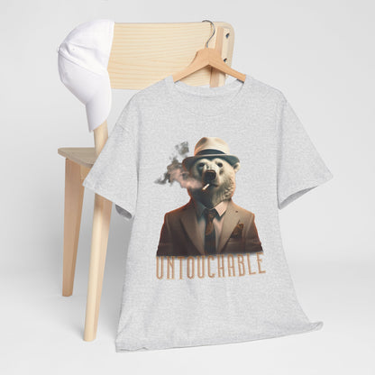 Stilvoller Bär im Anzug Untoubhable / Vintage Look mit Zigarre auf  T-Shirt  / Geschenk / Tierliebhaber /Wild / Retro / Wild