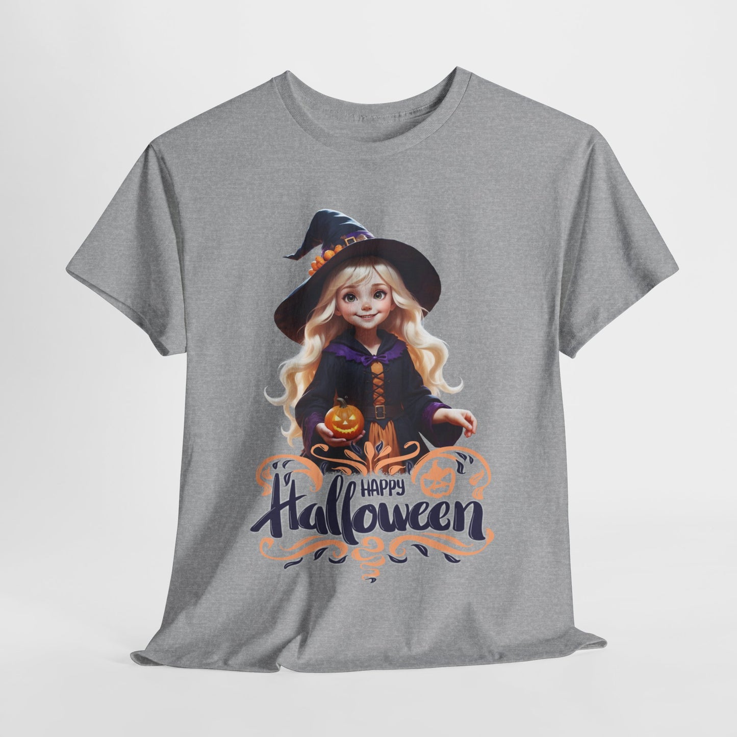 Halloween Witch Tee, Spooky Cute Shirt, Holiday Costume Apparel, Costume Party Top, October Festive T-Shirt