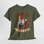 Squats Squirell T-Shirt - Lustiges Cartoon T-Shirt für Fitness-Enthusiasten und Katzenliebhaber