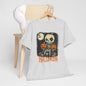 Halloween Pumpkin little Skull Tee, Spooky T-Shirt, Halloween Costume Shirt, Fall Witch Graphic Top, Halloween Party Outfit