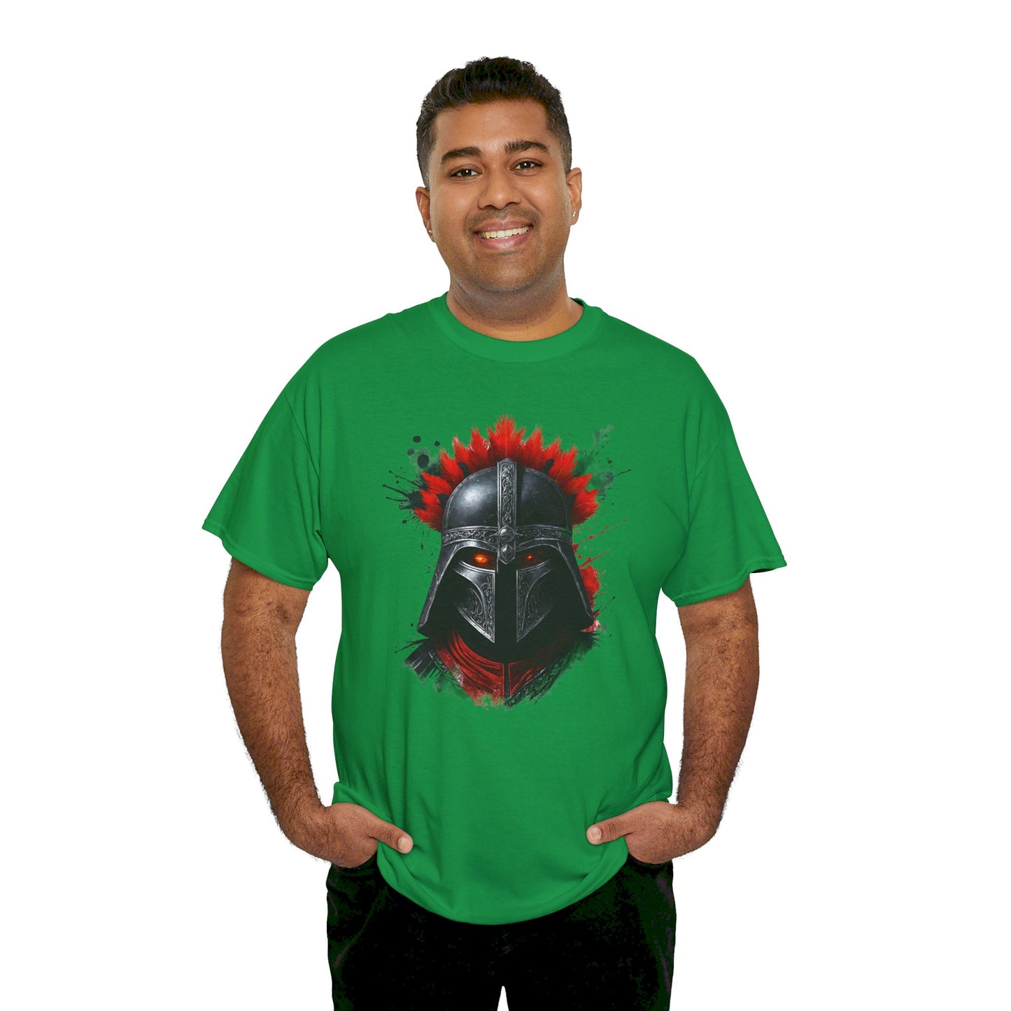 Sparta Warrior Tee, Ancient Warrior T-Shirt, Red Eyes Shirt, Unisex Cotton Tee, Historical Warrior Top