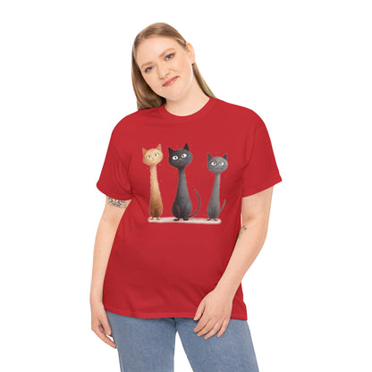 Cat Family T-Shirt, Kitty Tee, Animal Lover Gift, Adorable Cat Shirt, Pet Owner Apparel