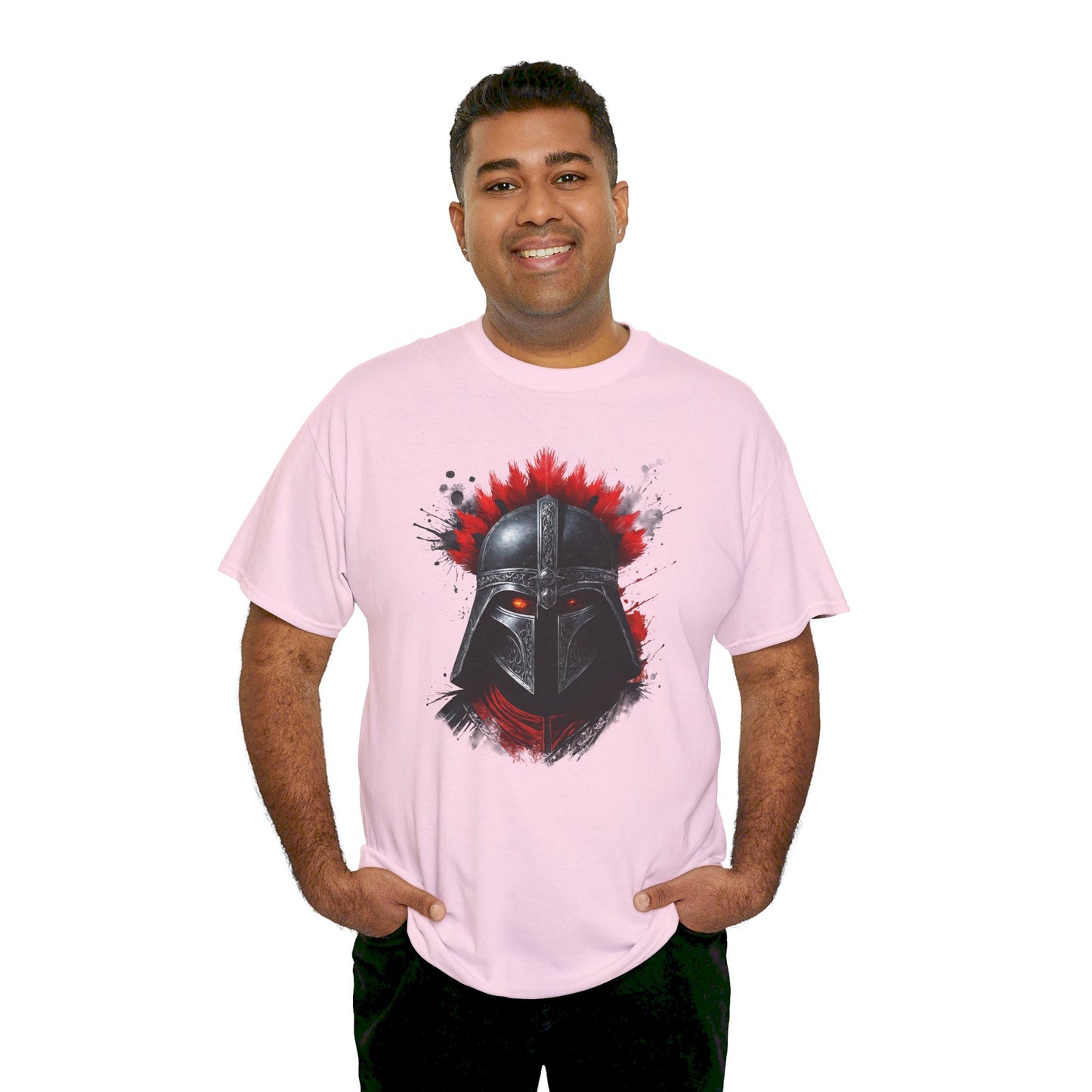 Sparta Warrior Tee, Ancient Warrior T-Shirt, Red Eyes Shirt, Unisex Cotton Tee, Historical Warrior Top