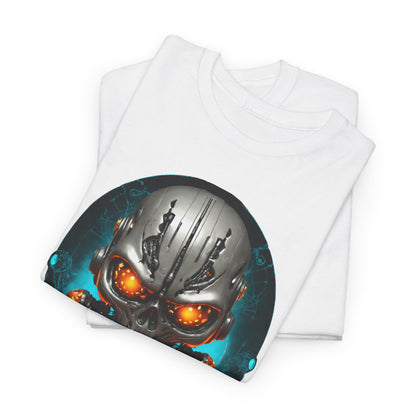 Halloween Pumking Cyborg T-Shirt, Halloween Tee, Unisex Shirt, Pumpkin Design Shirt, Halloween Costume