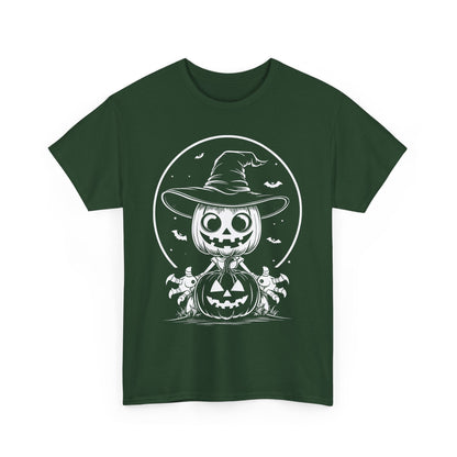 Halloween Cute Pumpkin Man T-Shirt, Spooky Jack O Lantern Tee, Unisex Halloween Shirt, Pumpkin Carving Costume Top, Halloween Party Apparel