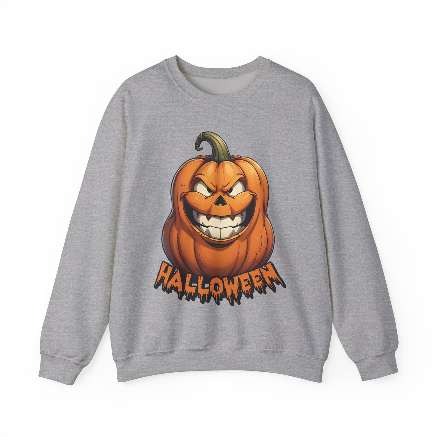 Halloween Crazy Pumpkin Sweatshirt, Funny Fall Jack O Lantern Jumper Top, October Festive Spirit Pullover, Trick or Treat Gift for Him Her,