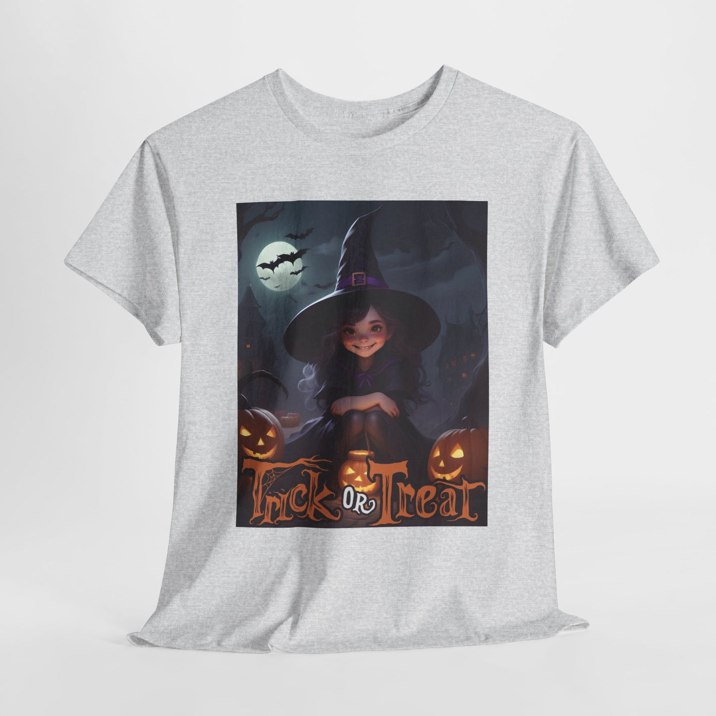 Halloween Cute Smiling Witch Unisex Tee, Halloween Costume Shirt, Witch Halloween Party, Trick or Treat Tee, Spooky Halloween Shirt, Kids