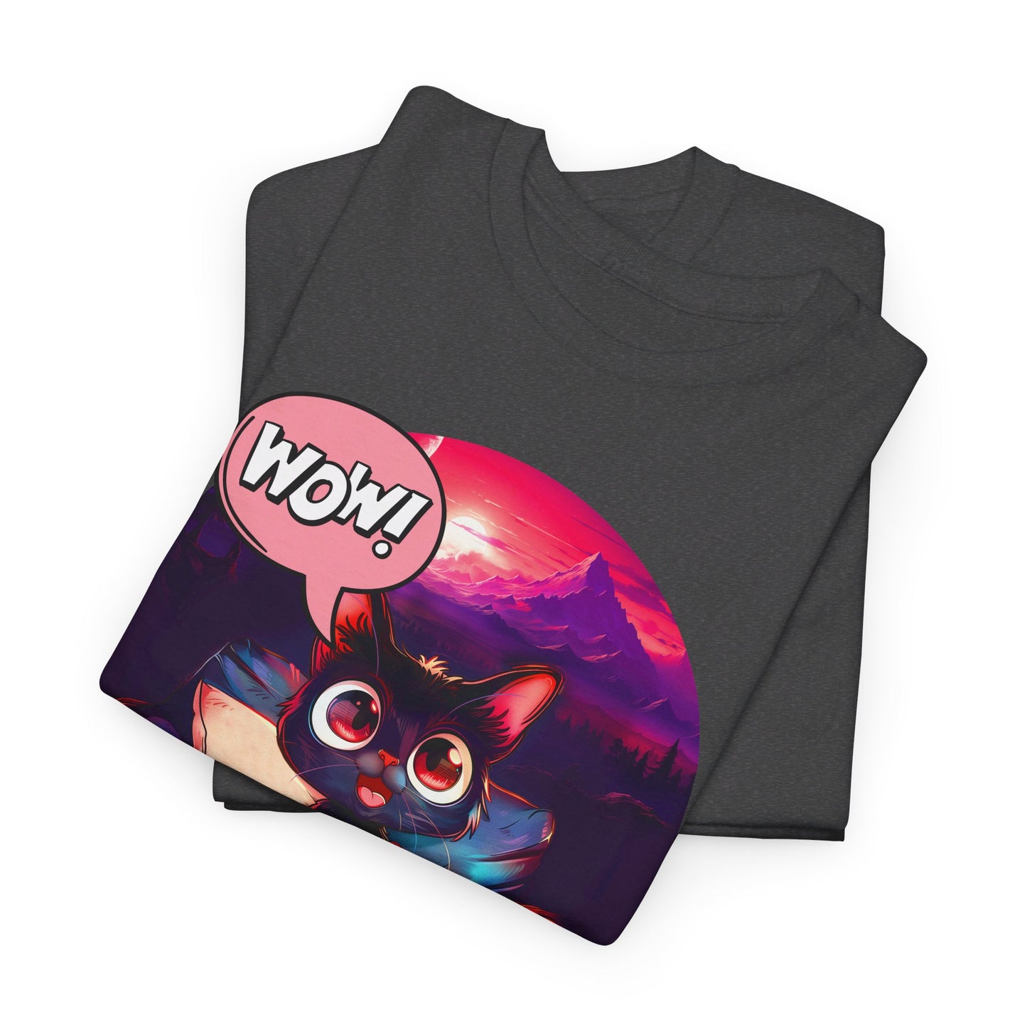 Wow! Gamer Cat" T-Shirt / Geschenk / Katzenliebhaber /Zocken / gaming / Comic / Katze